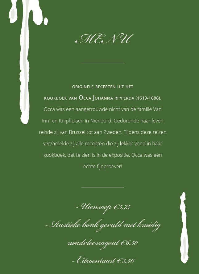 Occa Menu Occa Menu